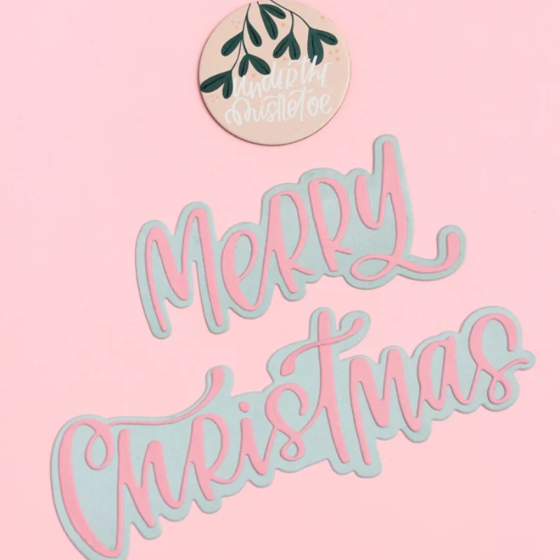 New Nov 2023 Spanish Christmas Metal Cutting Dies for DIY Scrapbooking Album Paper Cards Decorative Crafts Embossing Die Cuts