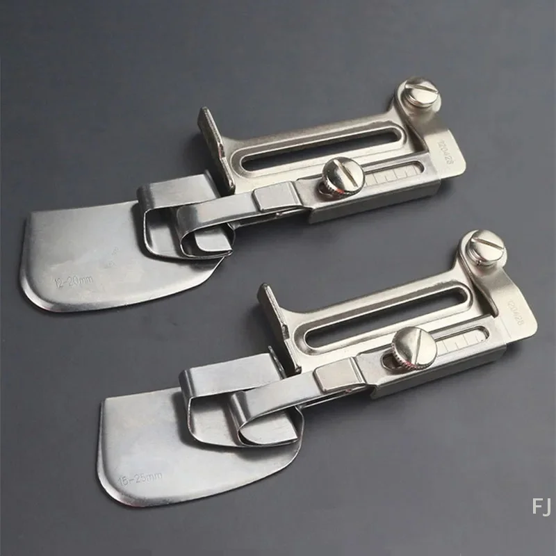 [YU]Adjustable Hemming Roller Crimping Folder Binder Presser Foot For Domestic Of Flat Car Industrial Sewing Machine Accessories