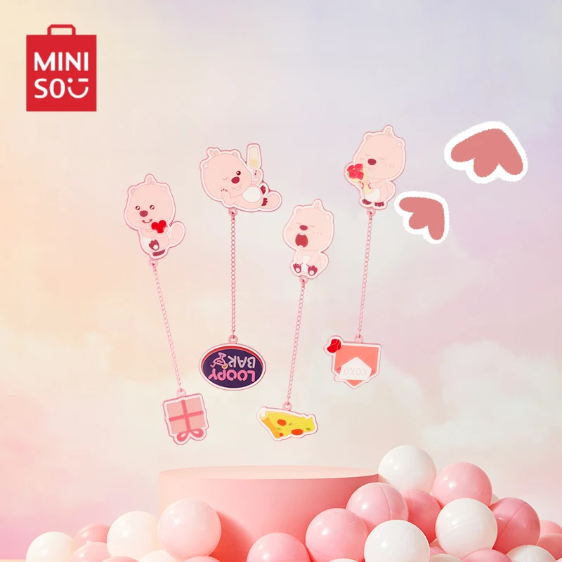 Miniso LOOPY Series Badge Brooch Jewelry Cute Cartoon Medal Pin Children's Toys Animation Peripheral Birthday Christmas Gift