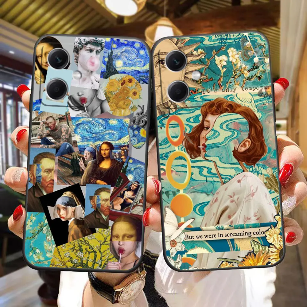 Ancient Greek Aesthetic Art Phone Case For Redmi Note 13 12 12S 11 11T 11S 10 9 9S 8 8T 7 PRO 5G Silicone Case Funda Coque Shell