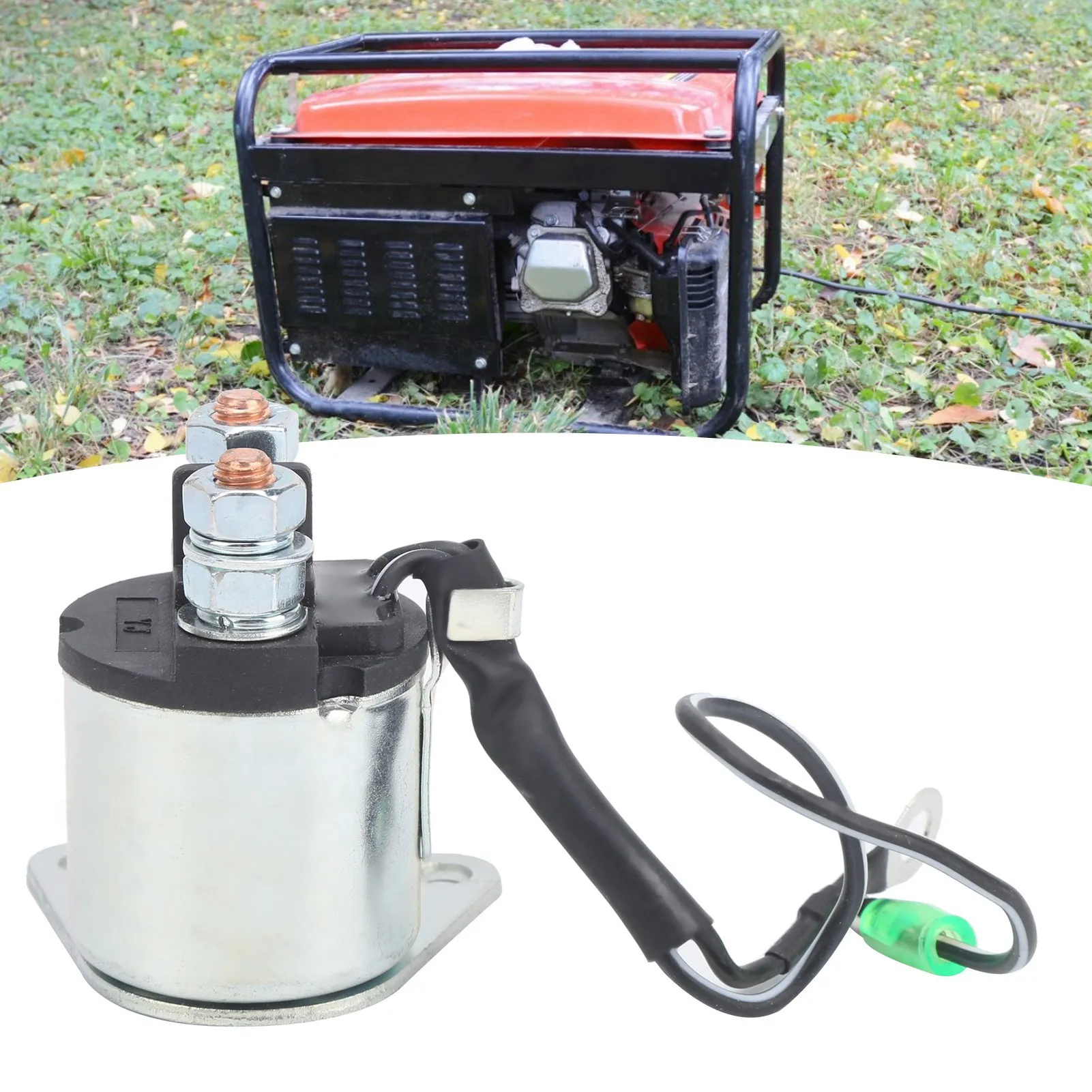 Motor Solenoid Starter Relay Relay Solenoid Starter Relay Alloy Corrosion-Resistance for Gasoline Generator Pump 2kw-3kw 168F