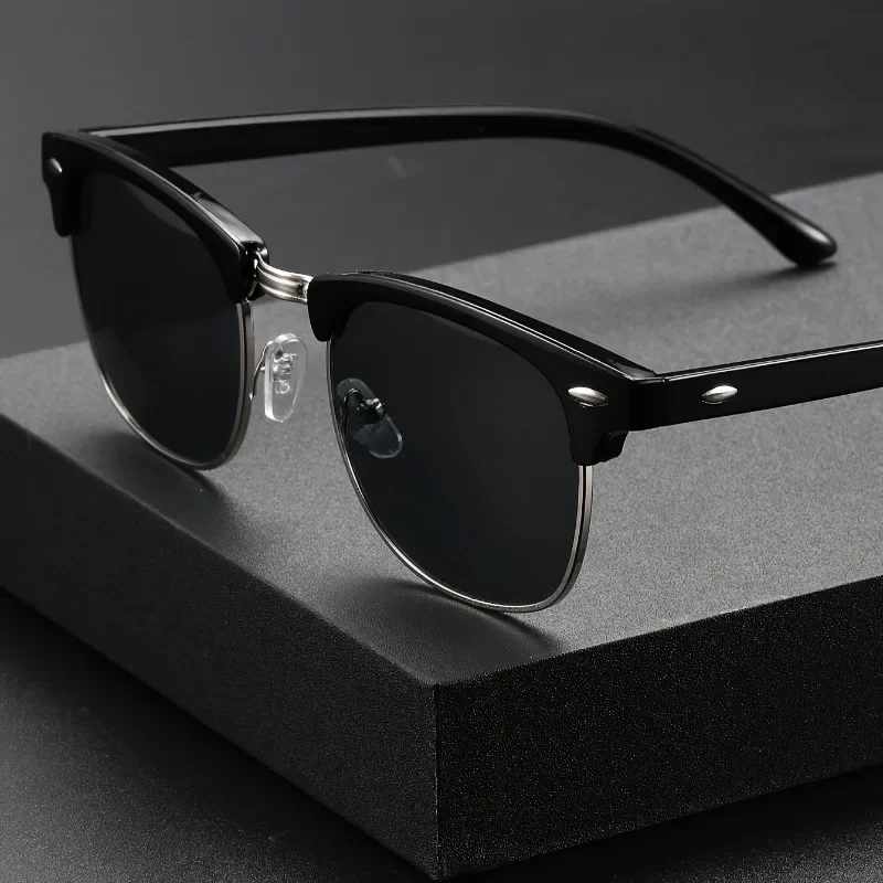 Gafas de sol con montura ovalada UV400, gafas de sol con protección solar, ropa de viaje Retro, gafas simples resistentes a los rayos UV para mujeres y hombres