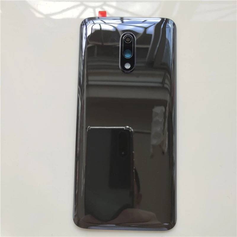 Szklana tylna osłona tylny Panel drzwi dla Oneplus 7 wymienna bateria części do naprawy obudowy dla jednego Plus 1 + 7 z obiektywem aparatu