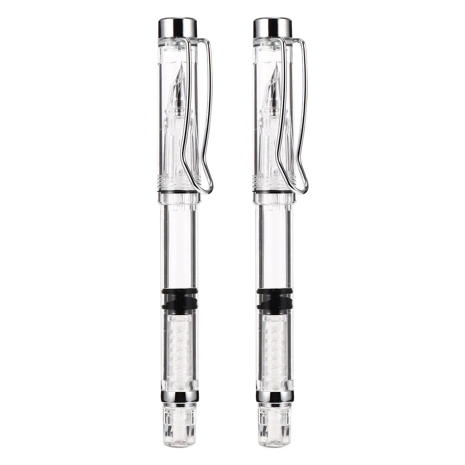 

2 шт. прозрачные детские канцелярские принадлежности с чернилами, перьевая ручка, офисная практика каллиграфии