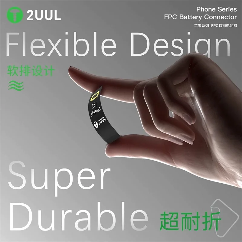 2UUL BT03 Phone Series FPC Battery Connector for Phone 6 7 8 X XS XR 11 12 13 14 15 16 PRO MAX PLUS MINI