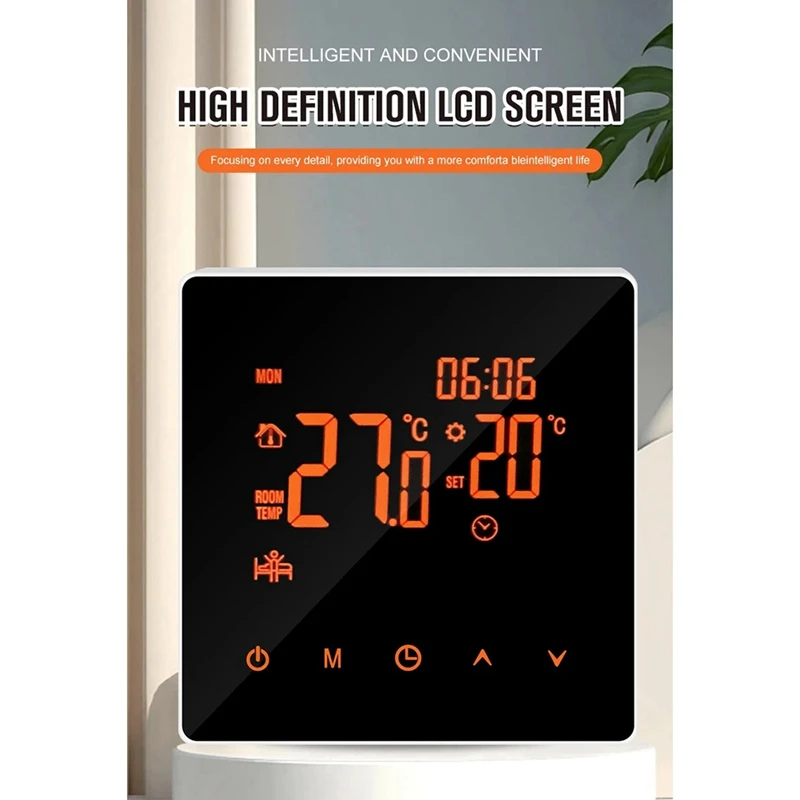 Tuya Wifi Wireless Thermostat Touch Screen Temperature Controller Water/Electric Floor Heating Gas Boiler For Alexa(3A) Durable