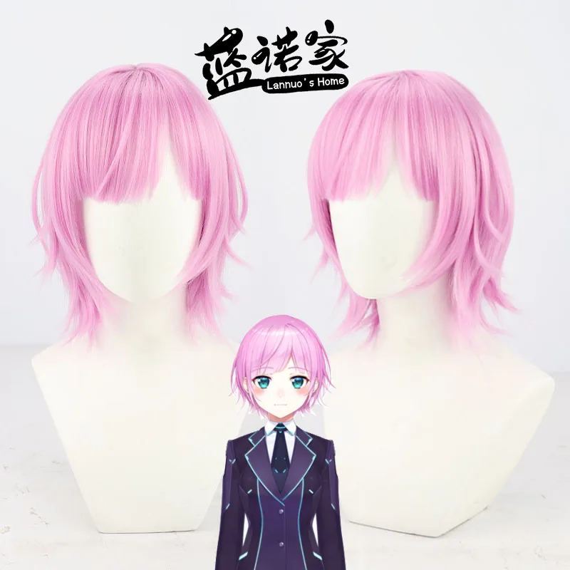 

Virtual YouTuber VTuber Yuhi Riri Cosplay Wig Cos Heat Resistant Synthetic Hair Halloween Party Role Play