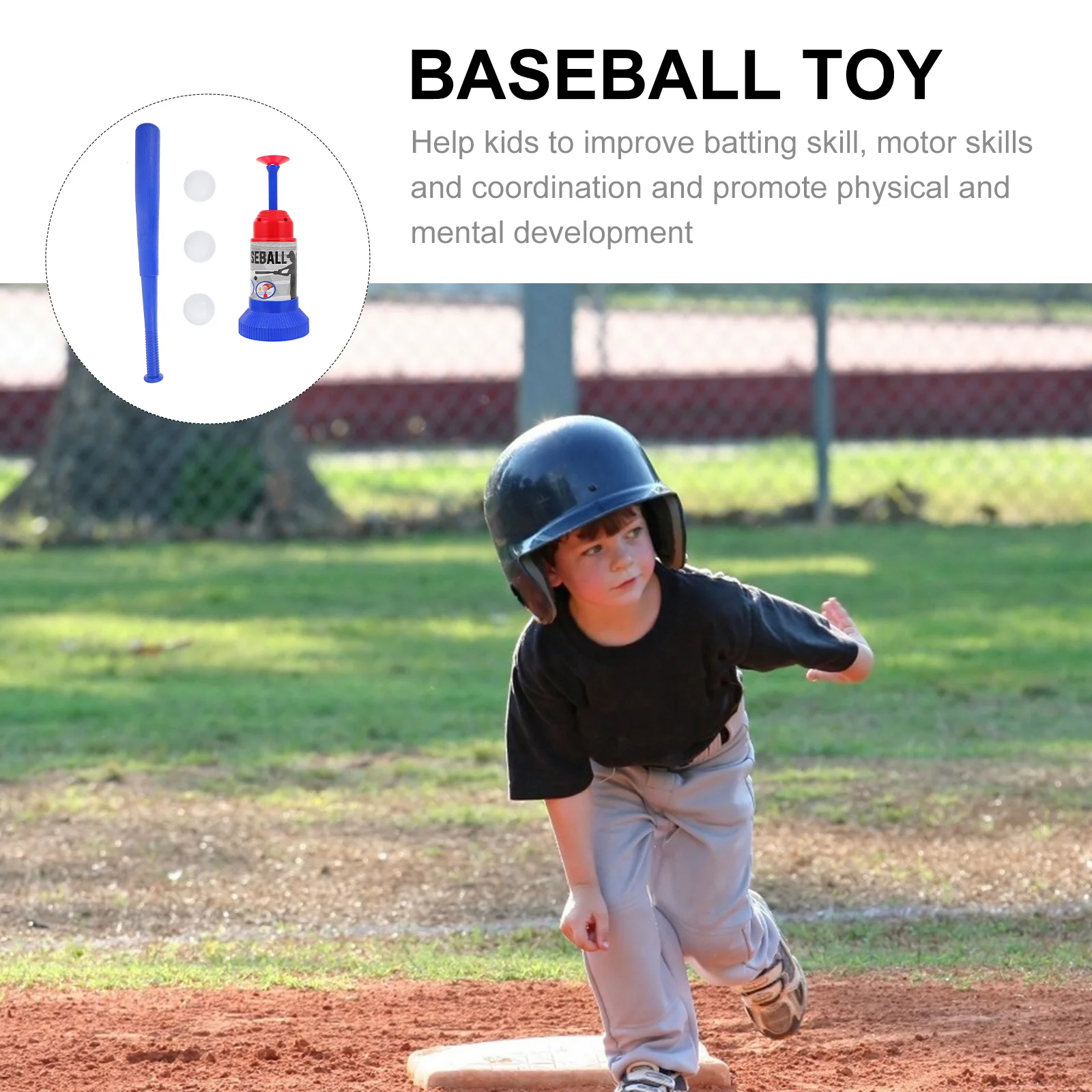 Baseball Training Set Tennis Launcher Trainer Device Suit Pitching Machine Abs Automatic Toy Toddler