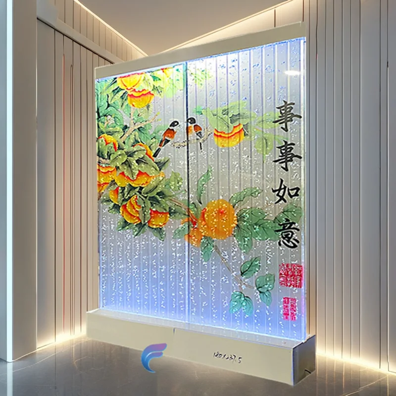 مخصص. نافورة عالية الجودة مخصصة لوحة فقاعة حار بيع الجدار