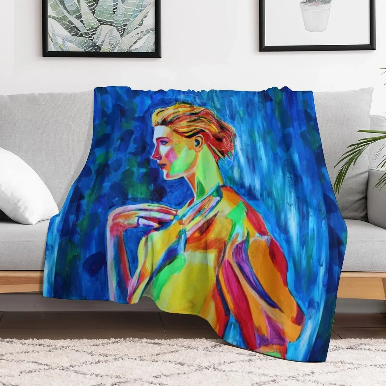 

Cate Blanchett by Annie Leibovitz Throw Blanket Stuffeds Thins Furrys Furry Blankets Luxury Throw Fashion Sofas Blankets