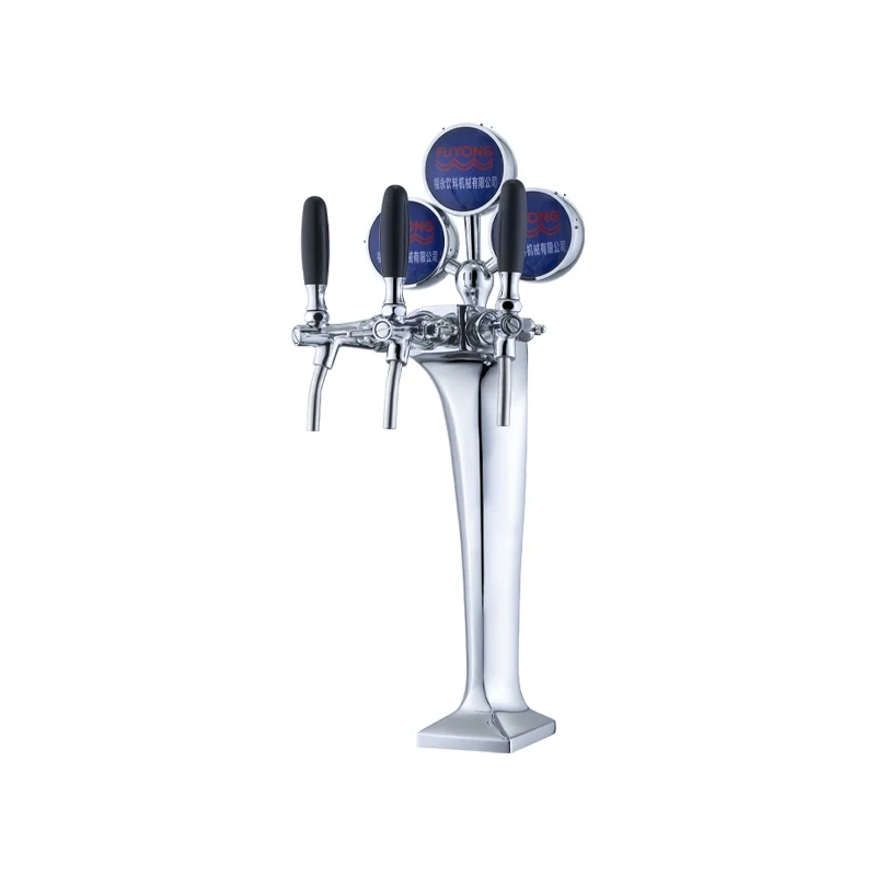 

Triple Draft Beer Tower Top Quality 3-Way Beer Column Color Beer For Bar