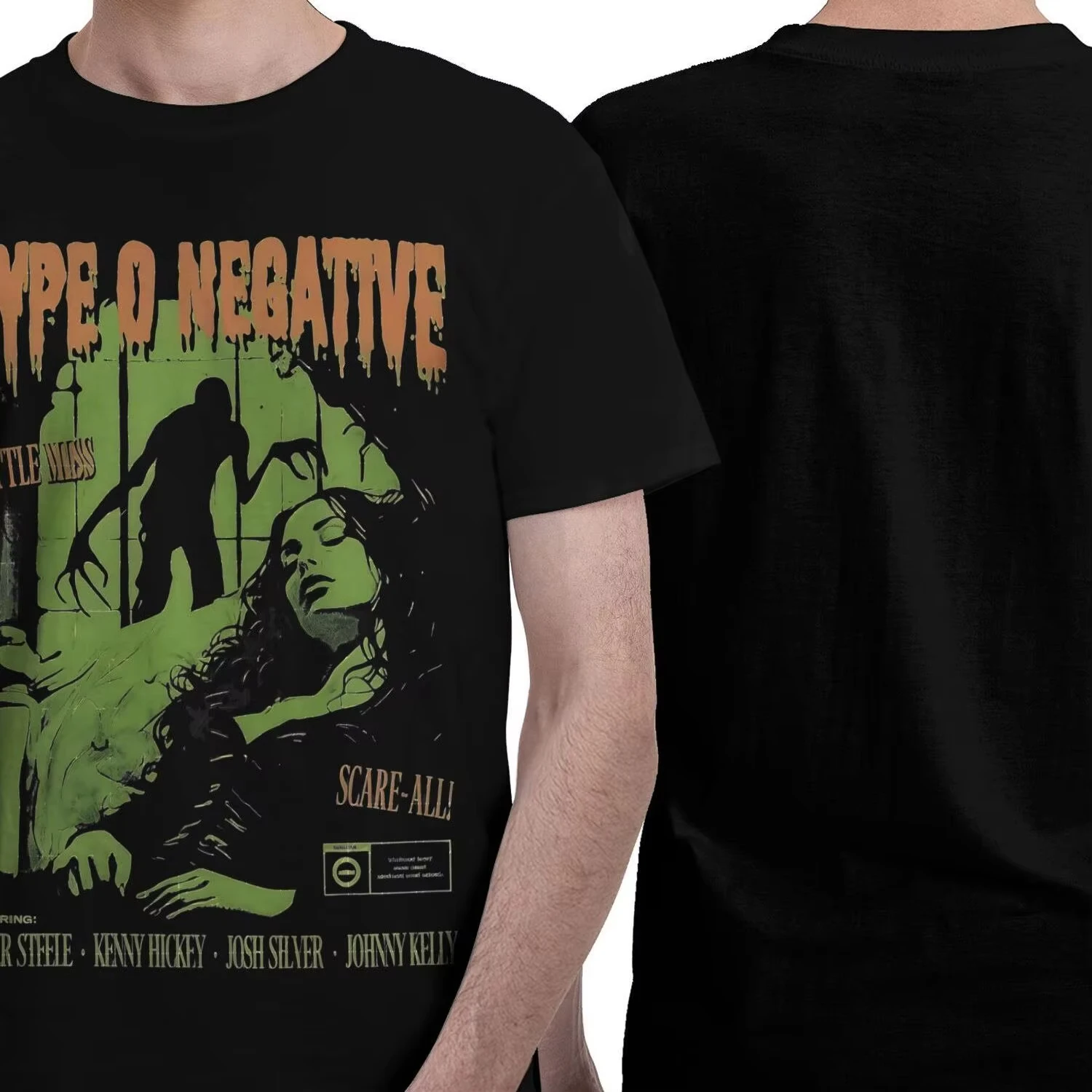 

Мужская футболка-пуловер в стиле кэжуал с графическим принтом «Тип O, отрицательный», из мягкого хлопка, с коротким рукавом и круглым вырезом