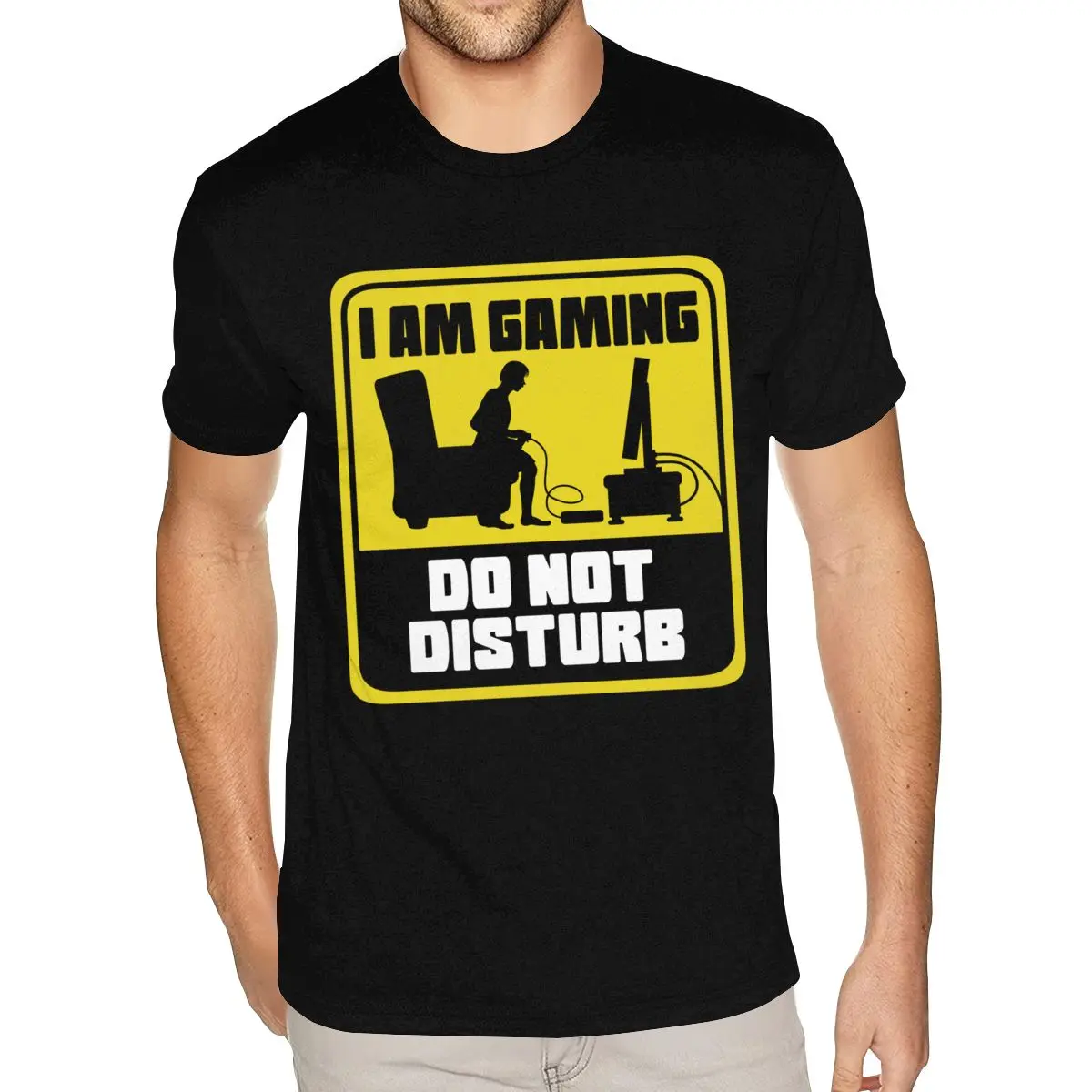 

Модные футболки I Am Gaming Do Not Disturb, новые мужские рубашки 4XL