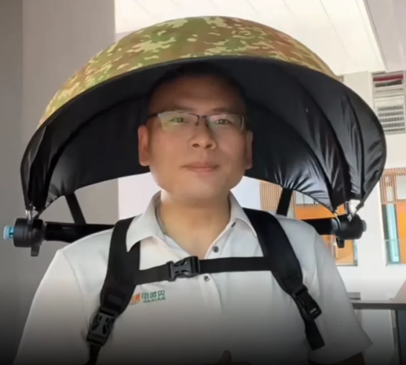 All-weather Lightweight Portable Sunproof Outdoor Waterproof Backpack Umbrella with Aluminum Alloy Frame-Baikal BKL-BU