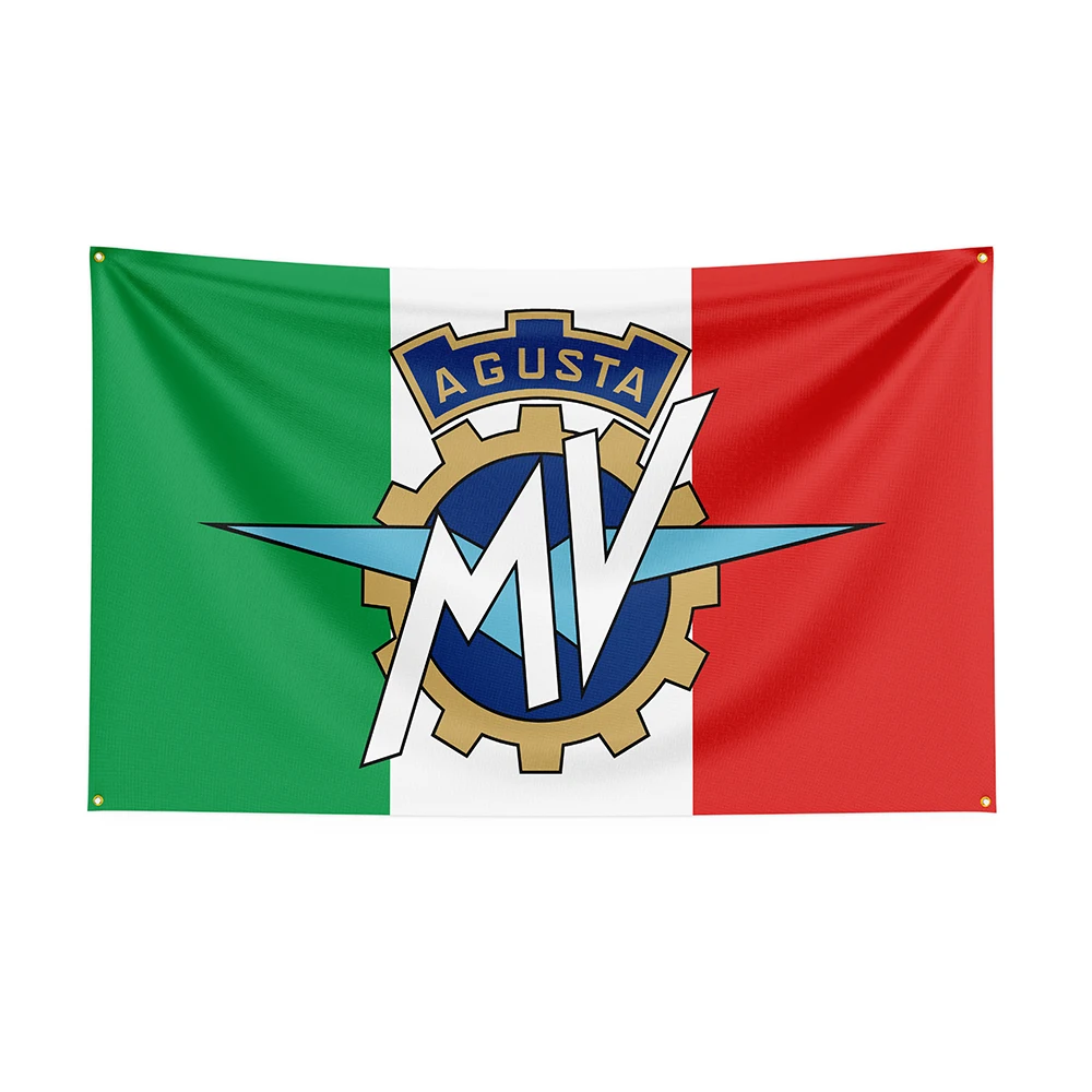 3x5Ft MV Agustas Flag Polyester Printed Racing Car Banner For Decor