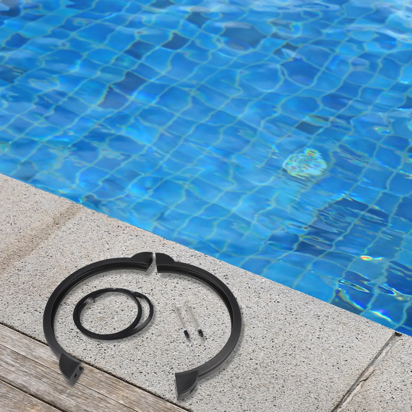 Clamp Collar with O for Intex 10 Inch Sand Filter Pump Replacement Part SF901101 for Secure Seal and Compatibility