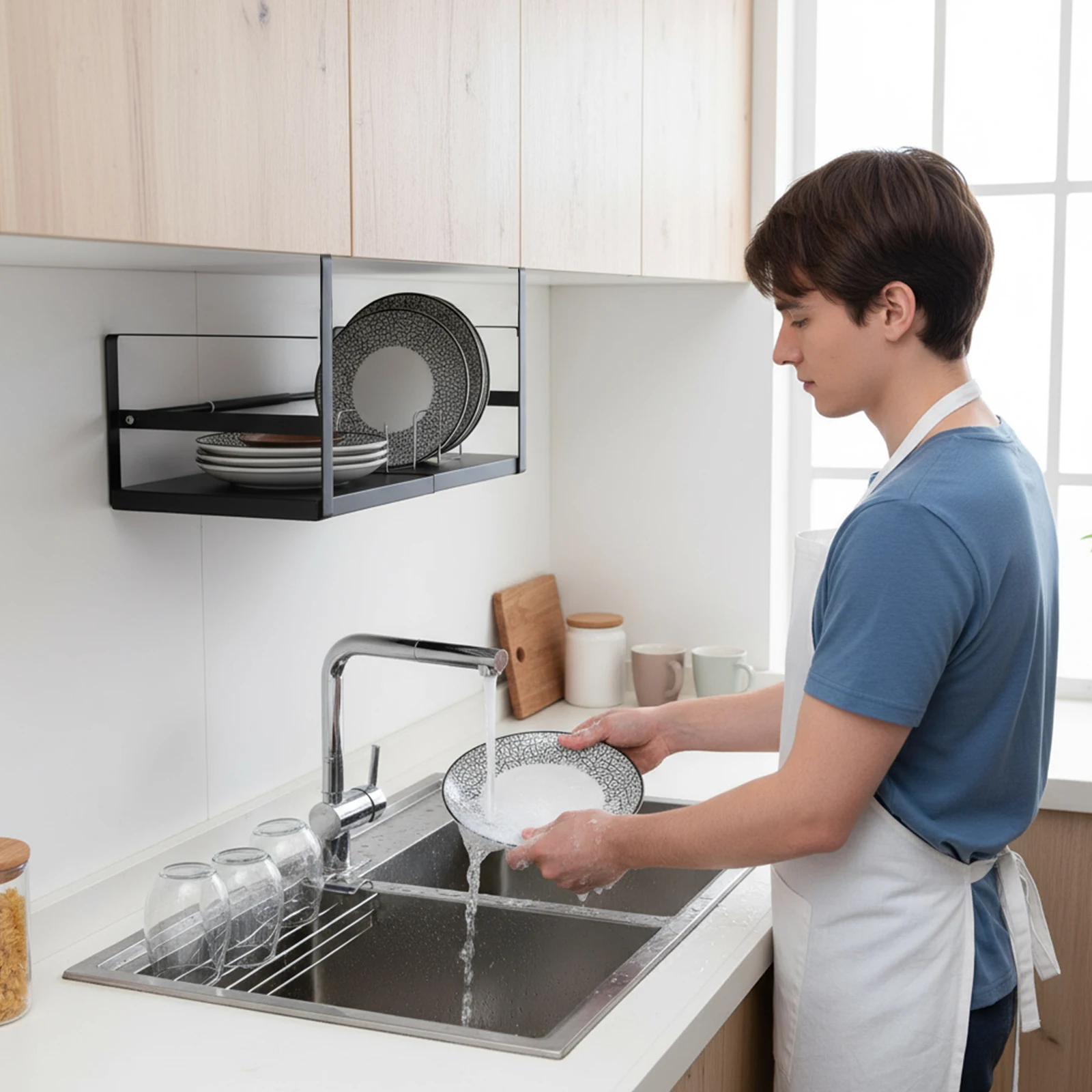 

Выдвижная полка для хранения Выдвижная кухонная полка Расширяемая полка Стеллаж для хранения для кухни, кладовой, прачечной, ванной комнаты