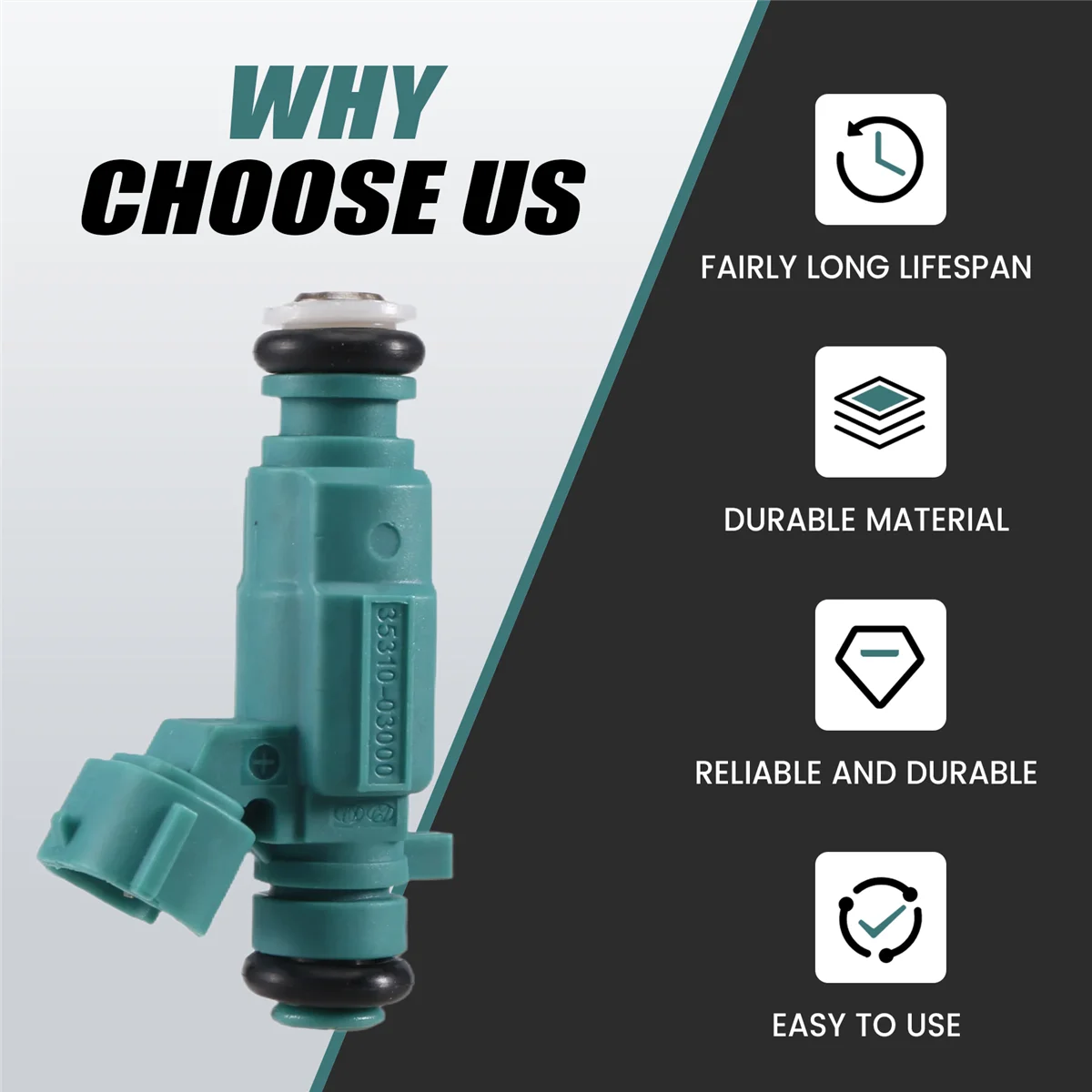 Injetor de combustível de qualidade 35310-03000 3531003000   Para Hyundai I10 IA PA I20 Kia Picanto TA Rio III 1.2L G4LA