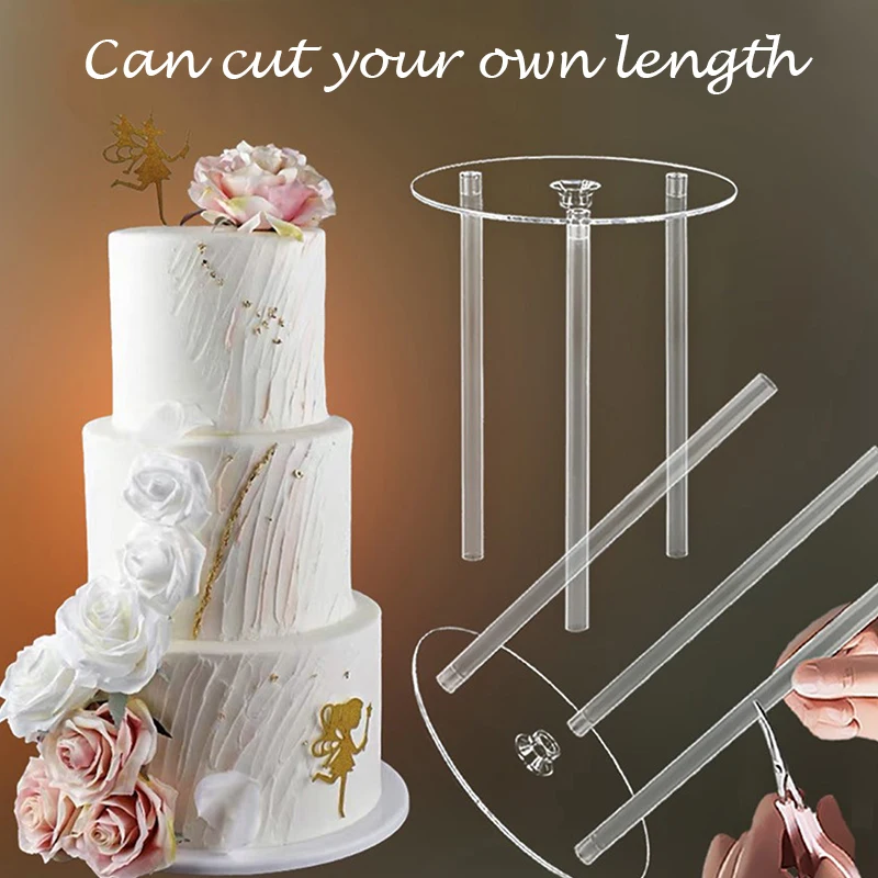 Multi-layer Cake Support Frame Practical Cake Stands Round Dessert Support Spacer Piling Bracket Kitchen DIY Cake Tools