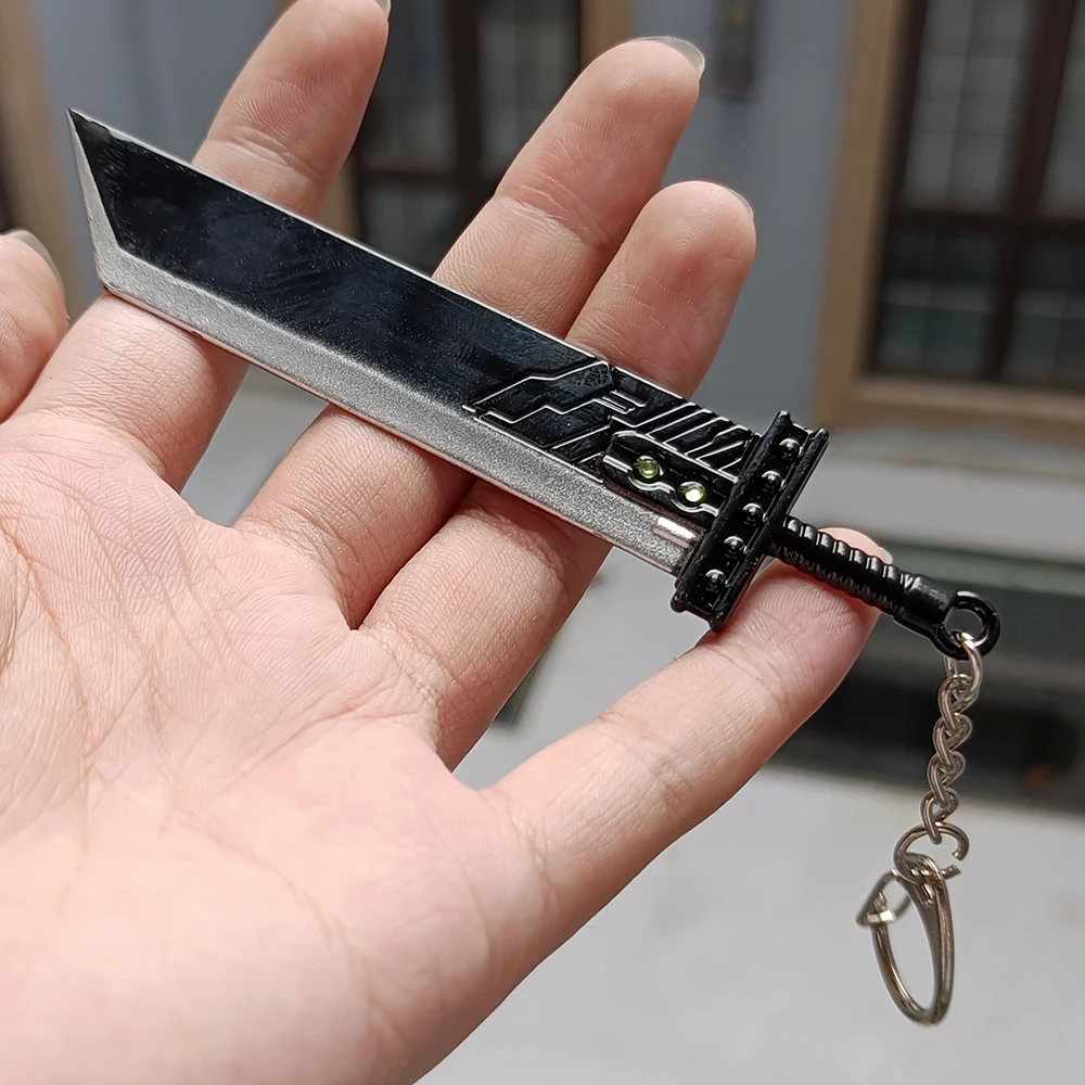 Game Final Fantasy 7 Cloud Buster Sword Keyring Remake Sword Zack