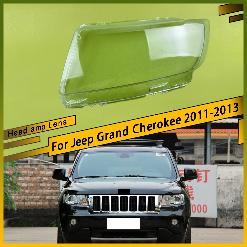 

Для Jeep Grand Cherokee 2011 2012 2013, крышка фары, прозрачный абажур, корпус фары, плексиглас, замена оригинальных линз