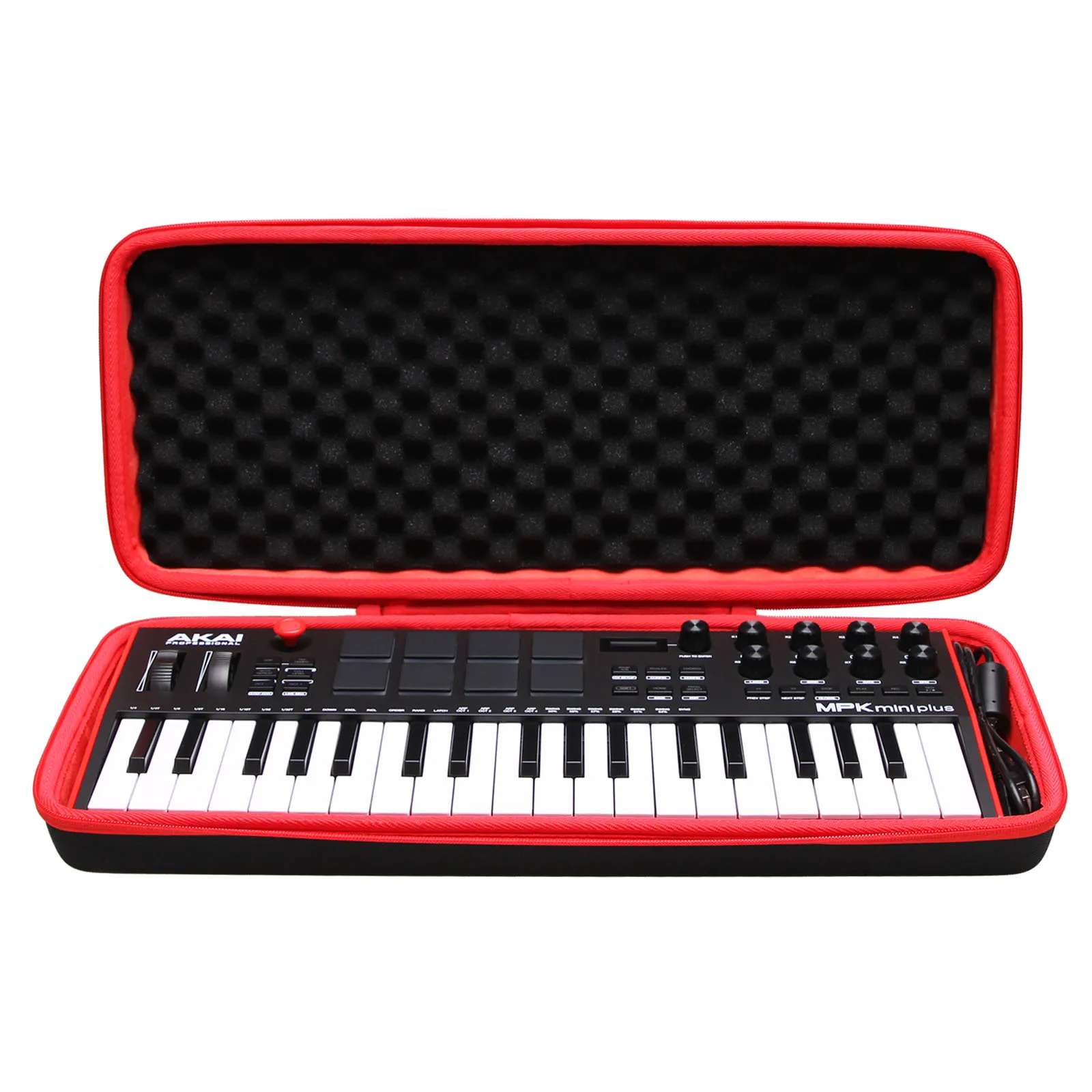 

EVA Hard Case for Akai Professional MPK Mini Plus USB MIDI Keyboard Controller Protective Carrying Storage Bag(only bag)