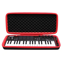 EVA Hard Case for Akai Professional MPK Mini Plus USB MIDI Keyboard Controller Protective Carrying Storage Bag(only bag)