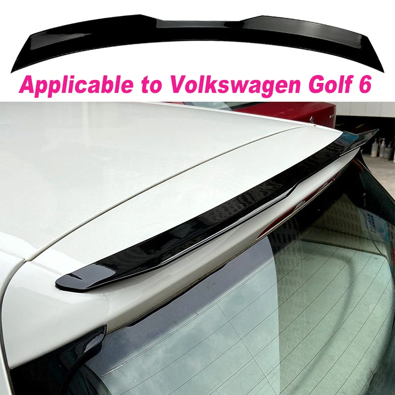 Applicable to Volkswagen Golf 6 High 6 Golf Mk6 GTI R Max Tail Top Wing Spoiler Modification