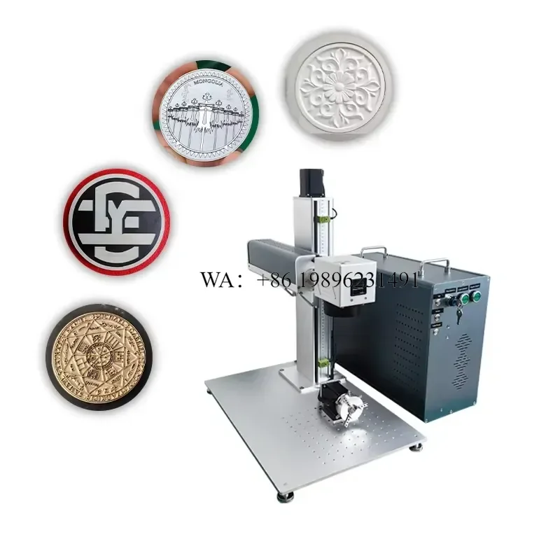 Wmwmnu 2.5D Fiber Marking 100W with for RAYCUS for JPT 30W 60W MOPA M7 Engraver Metal Engraving