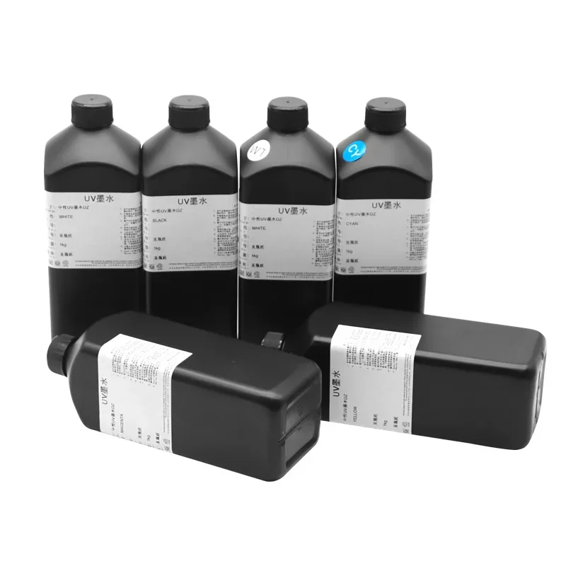 1000ML Soft UV Curing Ink For Epson XP600 TX800 XP-600 TX-800 L800 L805 L1800 R290 R300 1390 1400 1410 1430 DX5 DX7 DX10 Printer