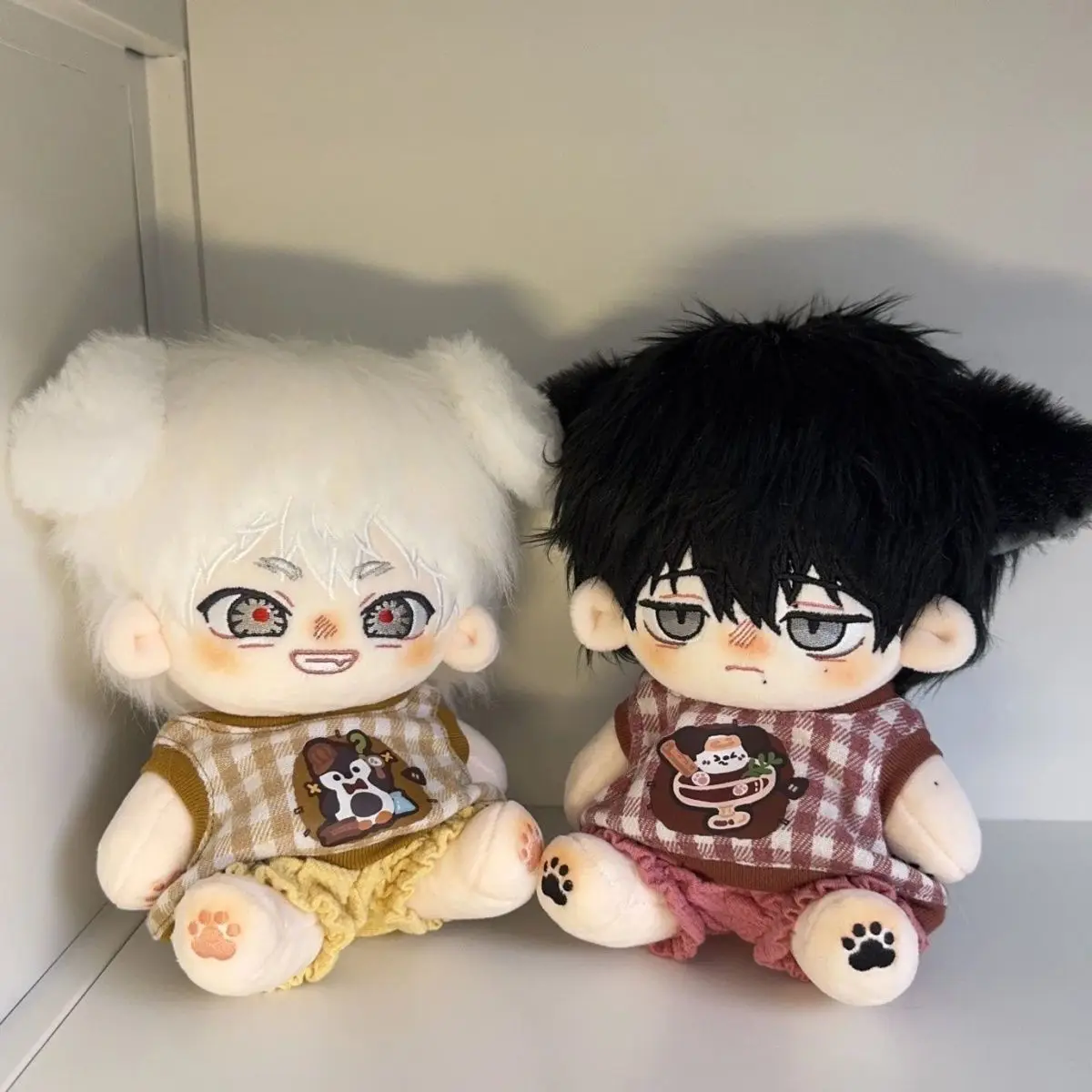 20cm The Summer Hikaru Died  Yoshiki Tsujinaka Stuffed Cotton Doll Toys Kawaii Dress-up Cotton Doll Gift Puppets Xmas