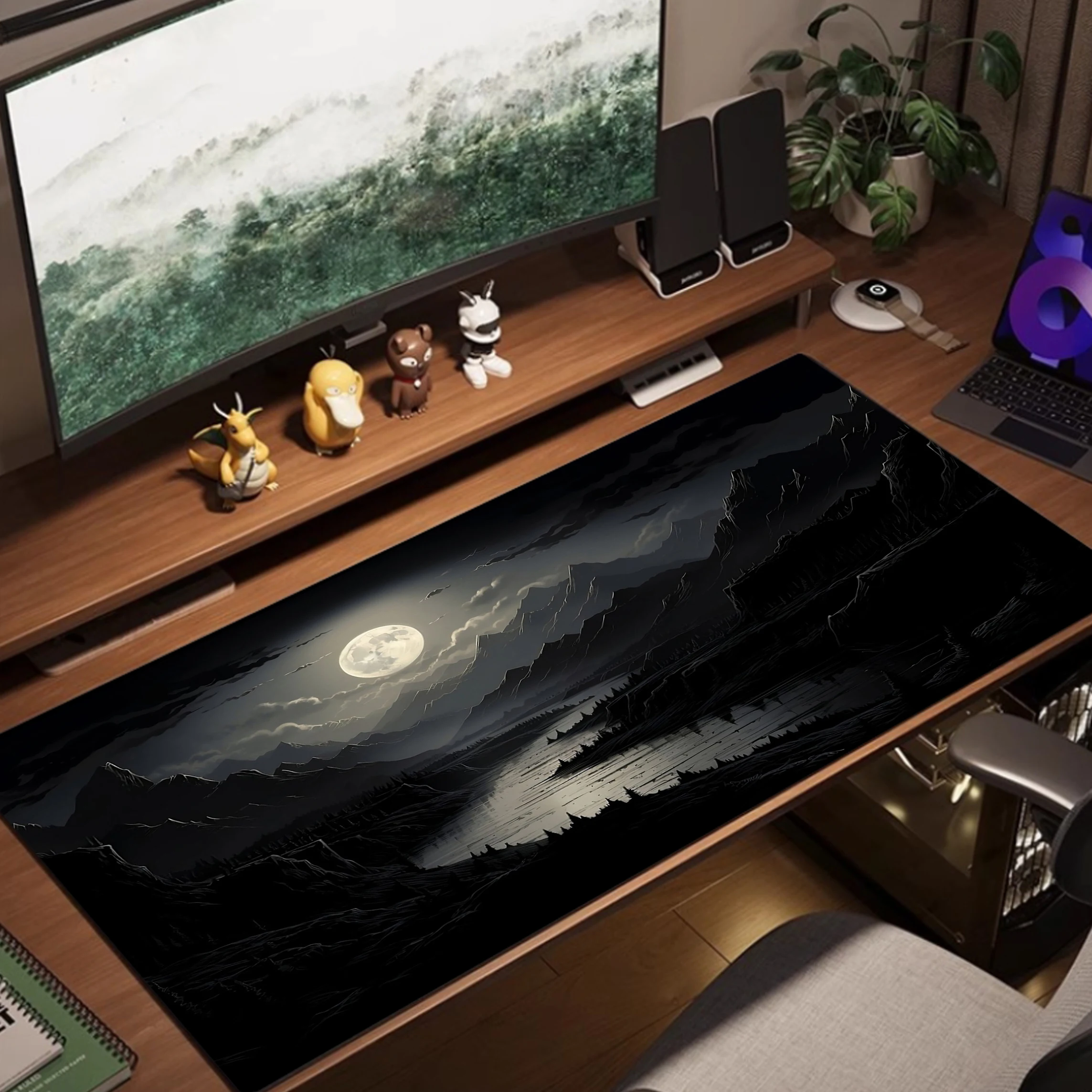 

Mountain Serenity Mouse Pad Pc Gamer Office Mousepad Gaming Office Speed Keyboard Pads XXL Mouse Mat Office Desk Protector Mat