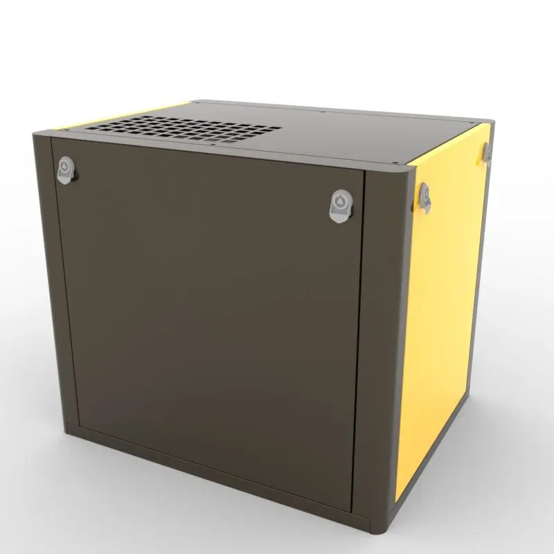 Compressore d'aria a vite iniettato a olio versatile a compressione a due stadi industriale professionale da 2,2 kW