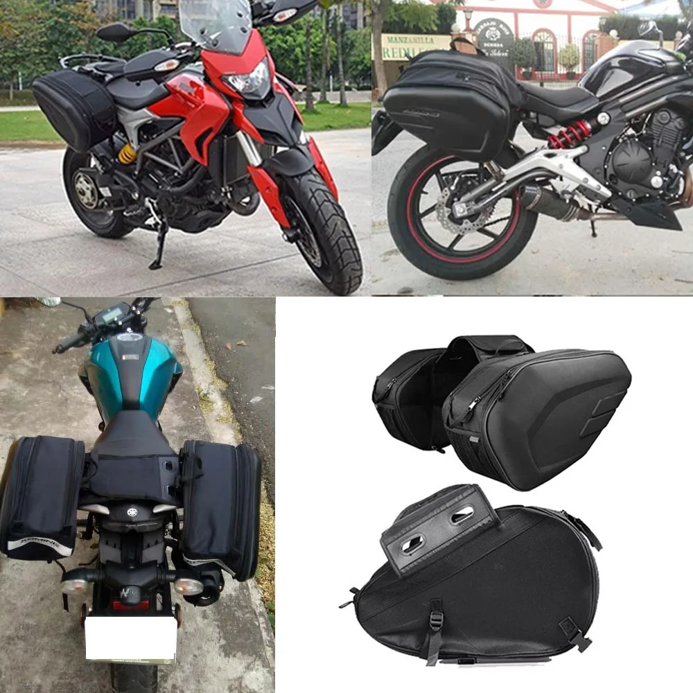 

2021 Newest SA212 Motorcycle Waterproof Racing Race Moto Helmet Travel Bags Suitcase Saddlebags for kawasaki Motorcycle Par