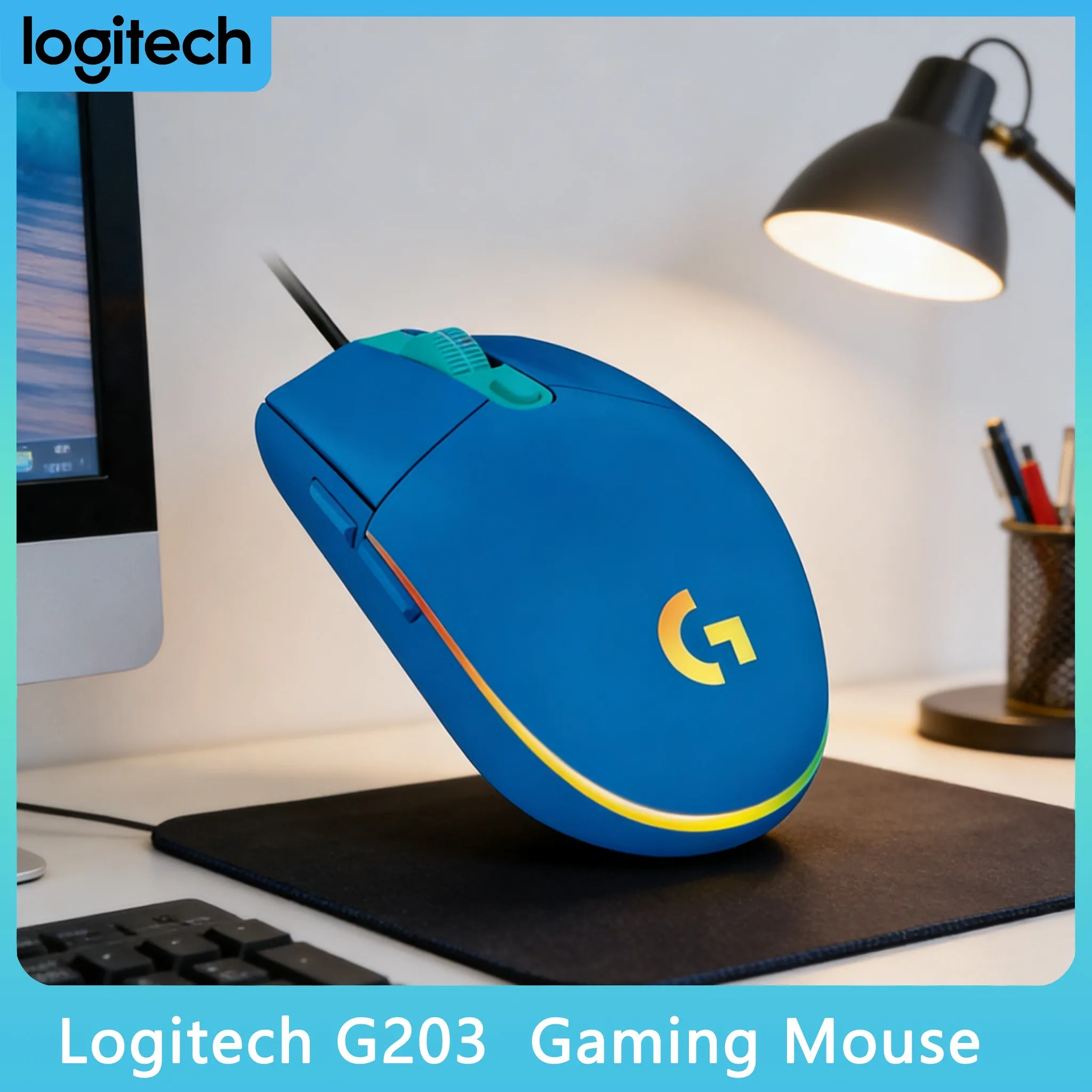 

Эргономичный дизайн Logitech G203: комфорт для долгих игровых марафонов