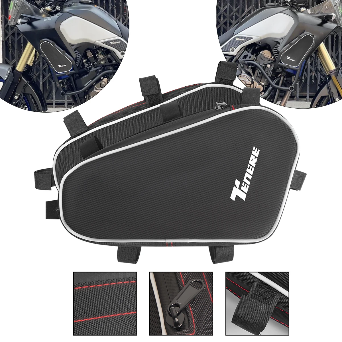 

Сумка для защиты двигателя мотоцикла от ударов для Yamaha Tenere 700 2019-2022, водонепроницаемая сумка для хранения инструментов и принадлежностей для путешествий