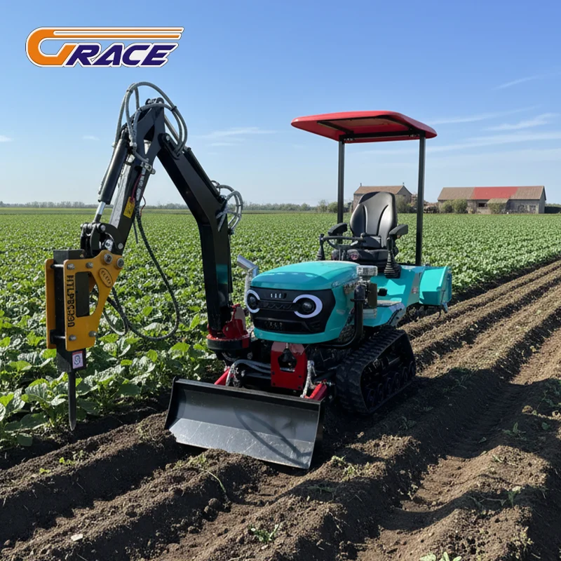 Mini Crawler Tractor 35HP Heavy Duty Orchard Use EPA Compliant Factory Direct with Customization Options