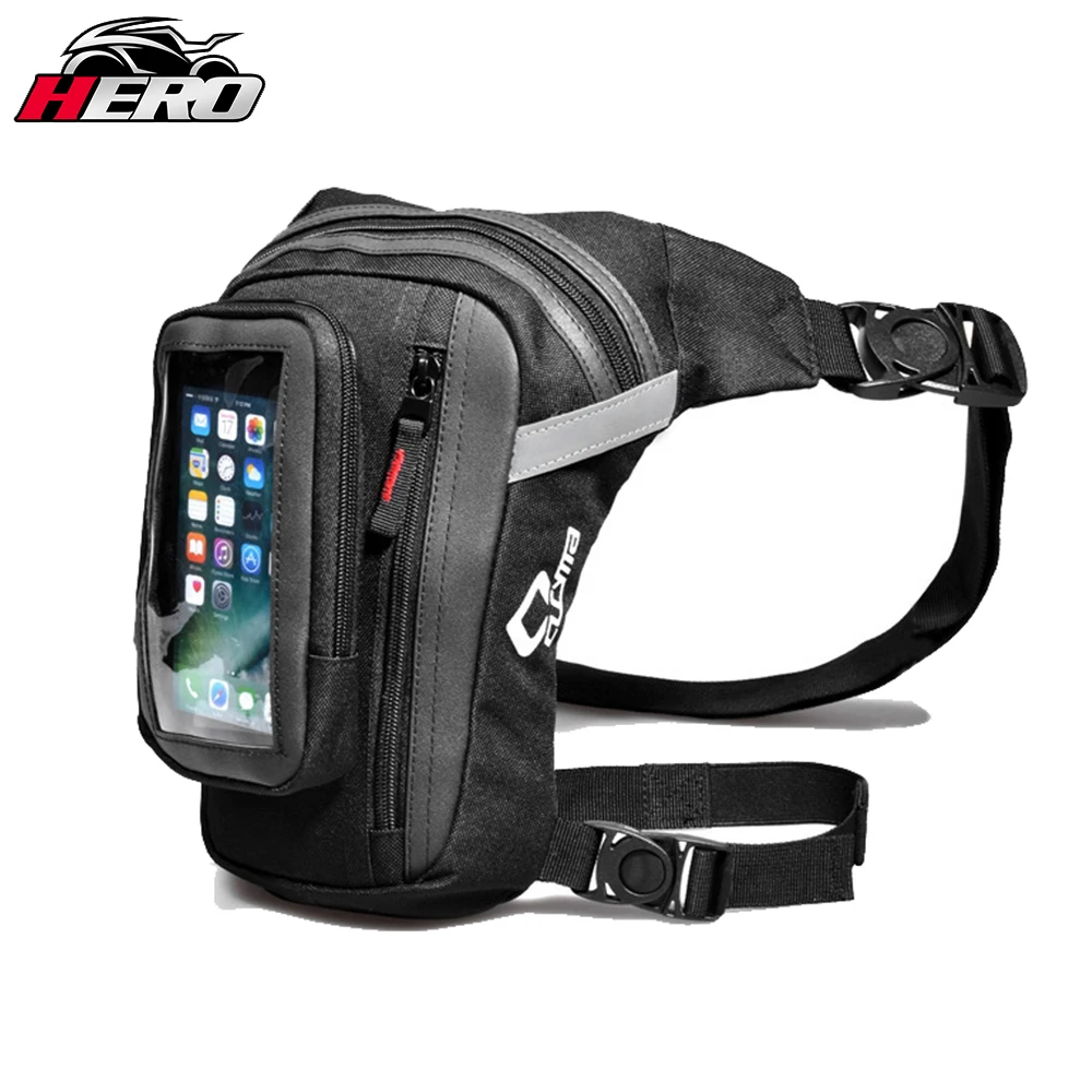 

Motorcycle leg bags fanny packs for men and women outdoor sports fitted fanny packs rider leg bags large capacity High quality