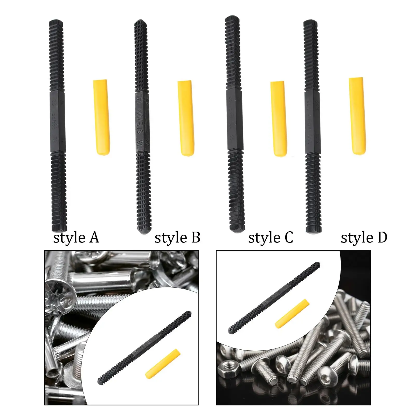 Thread Repair Tool Versatile Thread Restoring File for Studs Pipes Screws