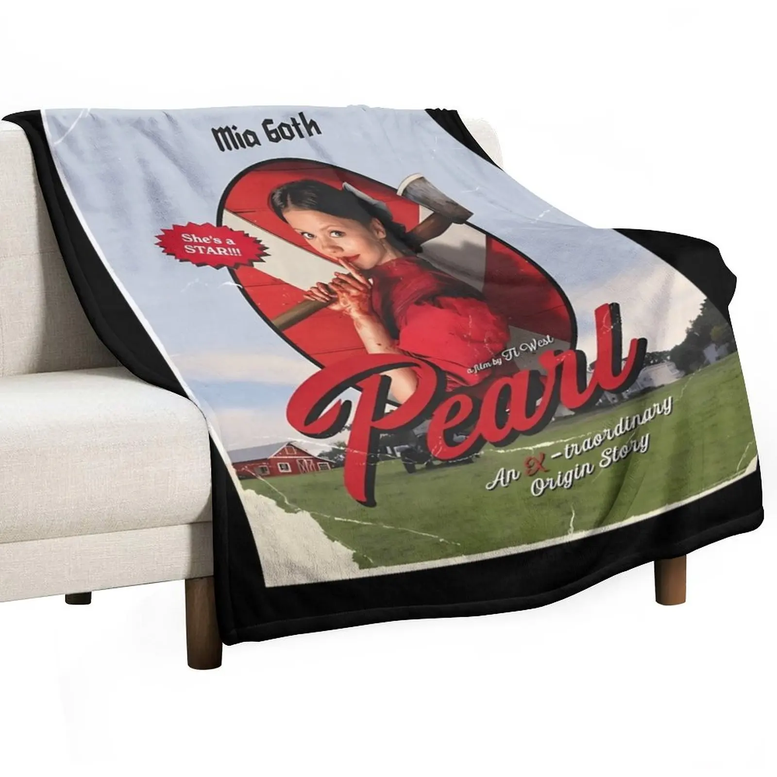 

Pearl A24 Movie Throw Blanket valentine gift ideas wednesday Loose Blankets