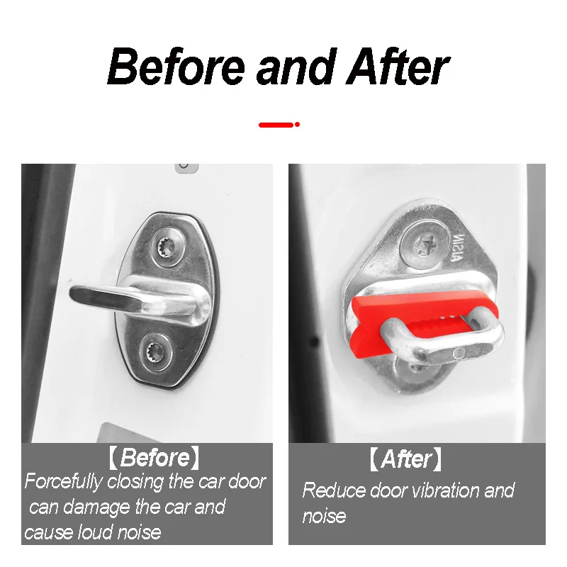 العالمي قفل باب السيارة المثبط العازلة لتويوتا نيسان VW هيونداي كيا بيجو المميت ختم امتصاص الصدمات 2004 2020 2023 2024