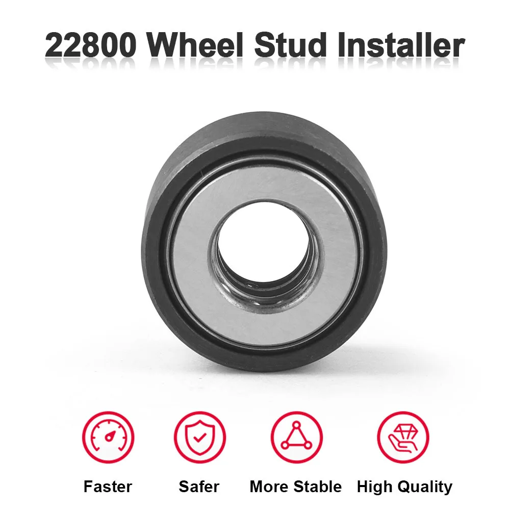 

Brand New Wheel Stud Installer Fit for most all automotive and light-duty truck wheel studs import and domestic TT102413