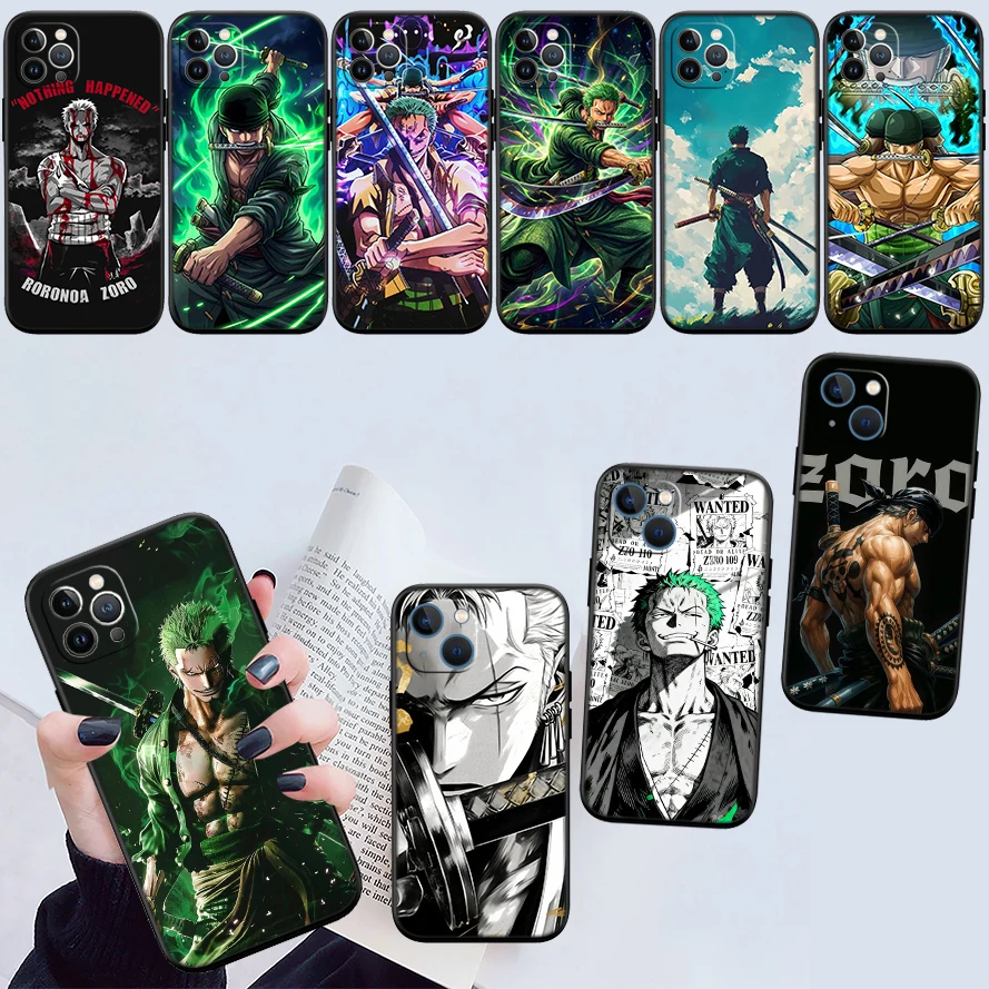 HU40 One Piece Zoro Phone Case for Samsung Galaxy S26 Ultra FE Pro A05 A05S A06 A16 A20 A27 S10 Plus S10e S10+