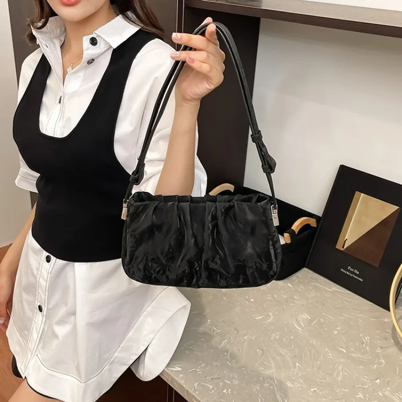 

Popular Classic Women Leather Bag High End Elegant Trendy Paris Style Vintage Crossbody Messenger Tote Bag