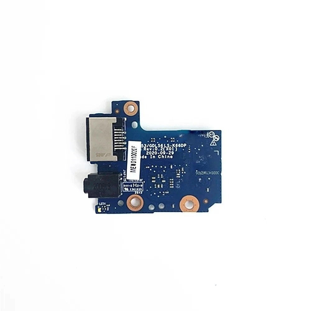 For Dell Inspiron G15 5511 5510 Ethernet Audio Port Board LS-K66DP Laptop Replacement Part