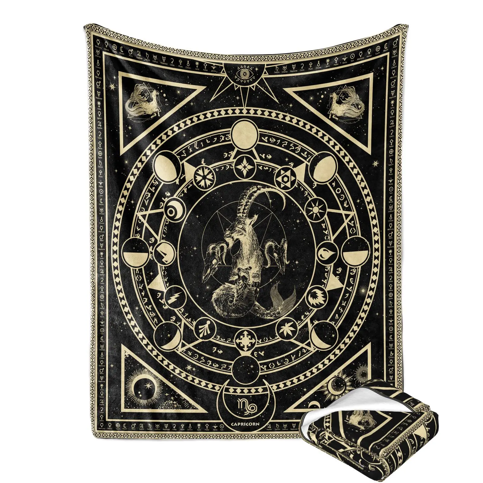 خمر القمر تسجيل بطانية مطبوعة ل أريكة سرير السفر التخييم غرفة المعيشة مكتب تكييف بطانية لجميع المواسم الهدايا