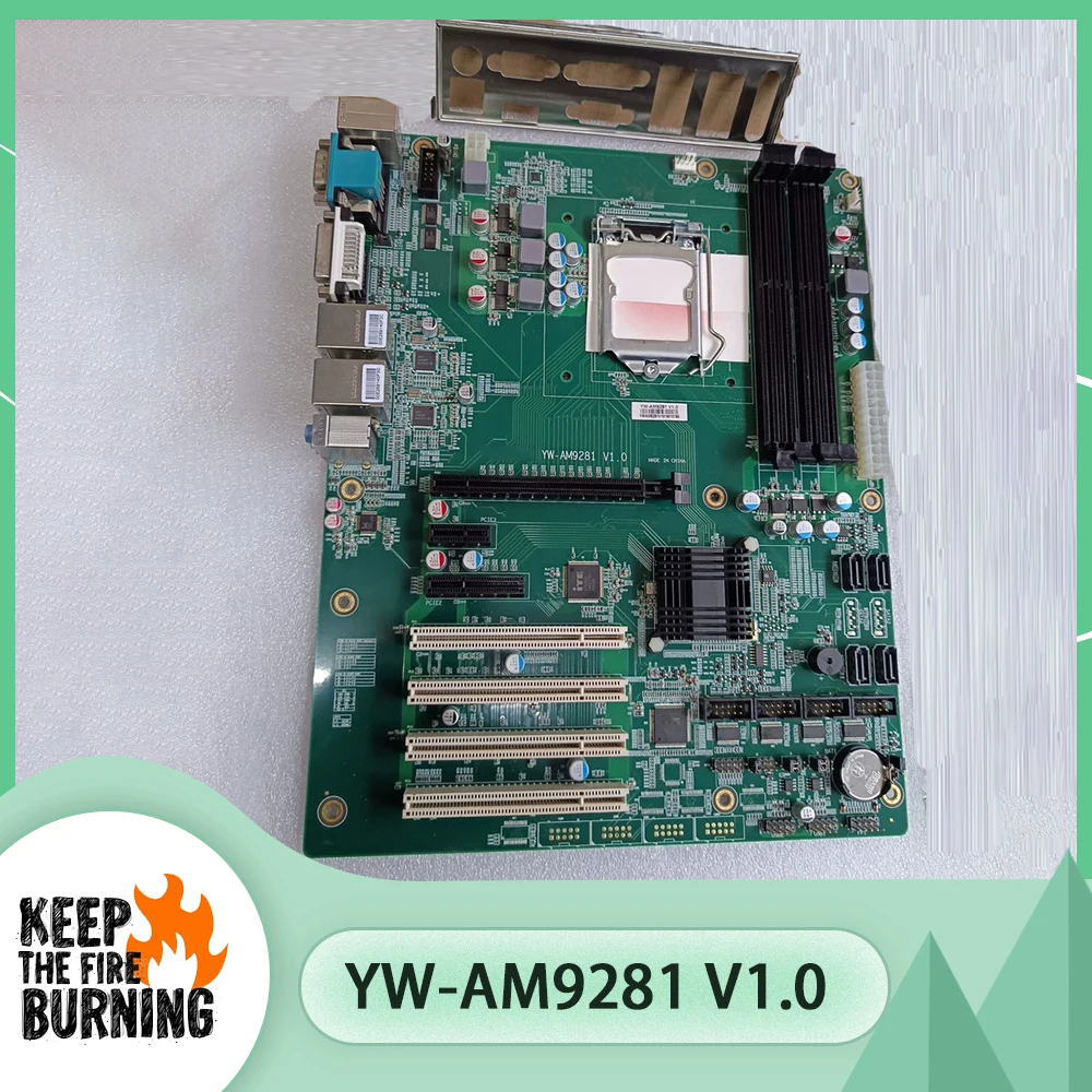 YW-AM9281 V1.0 اللوحة الأم للتحكم الصناعي LGA1150 H81 رقاقة YW-AM9281