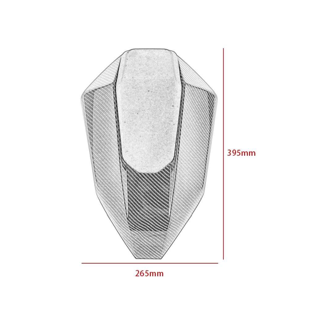 Motorcycle Rear Seat Cowl Cover for Yamaha FZ-07 MT07 2013-2016 Pillion Passenger Solo Seat Back Cover Fairing for FZ07 MT 07
