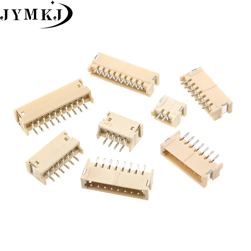 20Pcs ZH 1.5mm 2/3/4/5/6/7/8/9/10/11/12 Pin SMD Terminals Plastic Shell Male Plug Connector ZH1.5 2P 3P 4P 5P 6P 7P 8P 9P