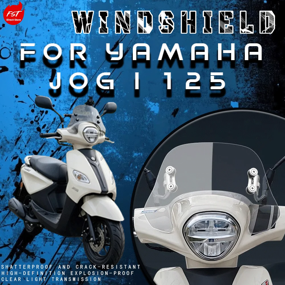

For Windshield for Yamaha JOG i125 & FX，Scooter Modified Parts Front Wind Screen Glass